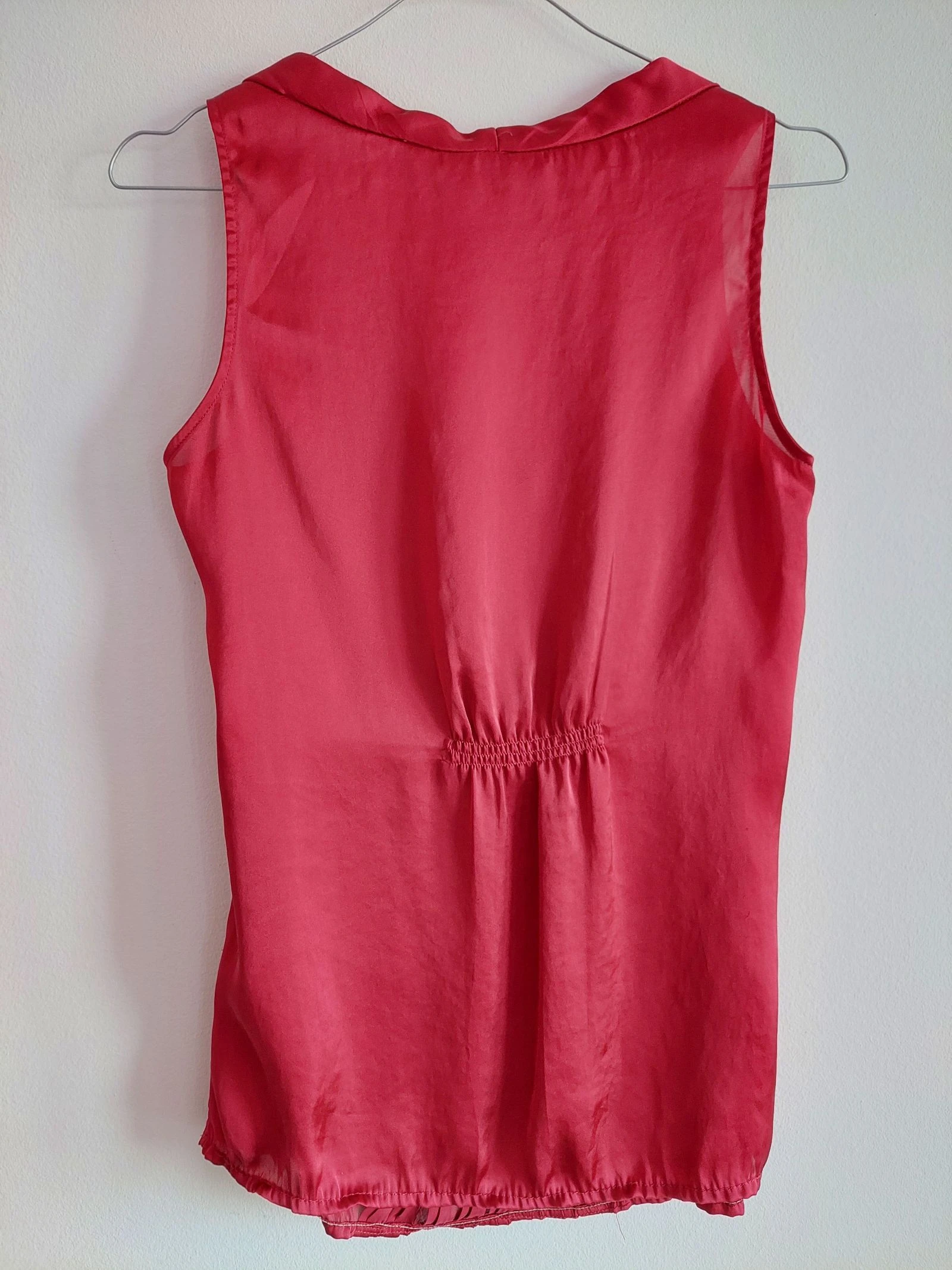 Cortefiel Top de Cetim Vermelho – photo 4